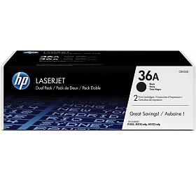 Toner HP 36A, 2x 2 000 stran, 2-pack - ern