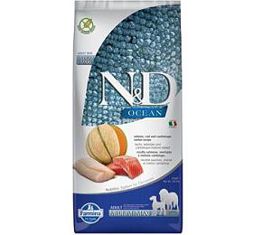 N&D OCEAN DOG Adult M/L Salmon & Cod & Melon 12kg