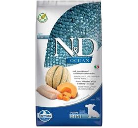 Granule pro psy N&amp;D OCEAN Puppy Mini Codfish &amp; Pumpkin &amp; Melon, 7kg