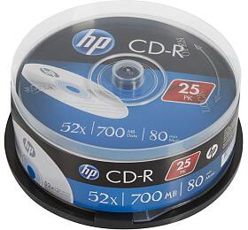 CD-R HP 700MB (80min) 52x 25-cake (69311)