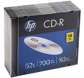 CD-R HP 700MB (80min) 52x slimbox 10ks/pack (69310)