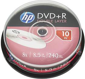 DVD+R HP 8,5 GB (240min) DL 8x 10-cake (69309)