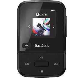SanDisk MP3 Clip Sport Go&amp;nbsp;32 GB, černá
