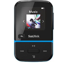 SanDisk MP3 Clip Sport Go2 16 GB, modrá