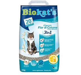 Biokats Podestlka Biokat's Classic Cotton Blossom 5kg