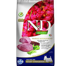 N&D Quinoa DOG Weight Management Lamb Adult Mini 800g