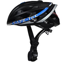 Chytr cyklistick helma Safe-Tec TYR 2 Black-Blue S (53cm - 55cm)