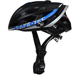 Chytr cyklistick helma Safe-Tec TYR 2 Black-Blue M (55cm - 58cm)