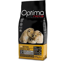 Optima Nova Cat Kitten Chicken&Rice 400g