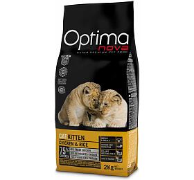 Granule pro koky Optima Nova Kitten, 2kg