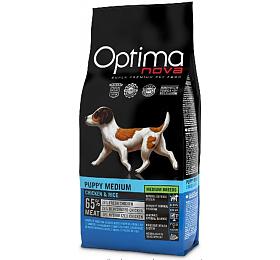 Granule pro psy Optima Nova Puppy medium, 12kg