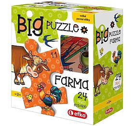 Puzzle Efko BIG Farma Baby - Na dvorku (24 dlk)