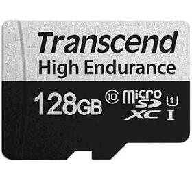 TRANSCEND MicroSDXC karta 128GB 350V, High Endurance (TS128GUSD350V)