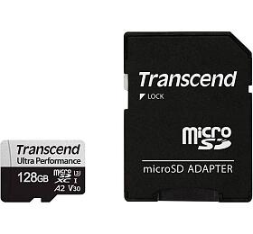 TRANSCEND MicroSDXC karta 128GB 340S, UHS-I U3 A2 Ultra Performace 160/125 MB/s (TS128GUSD340S)