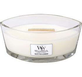 WoodWick White Tea &amp; Jasmine vonn svka s devnm knotem 453,6 g