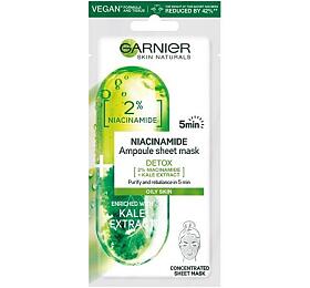 Sla ampul v textiln masce s niacinamidem a extraktem z kapusty Skin Naturals 15 g Garnier