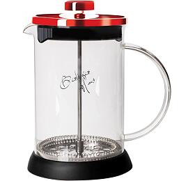 BERLINGERHAUS Konvika na aj a kvu French Press 600 ml Burgundy Metallic Line BH-1497