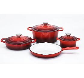 CS SOLINGEN Sada ndob litinov Xanten 7 ks erven CS-067489