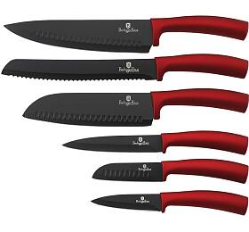Sada no BERLINGERHAUS Burgundy Metallic Line BH-2542 s nepilnavm povrchem, 6 ks