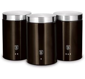 Dza na potraviny BERLINGERHAUS Shiny Black Collection BH-6828, 3 ks