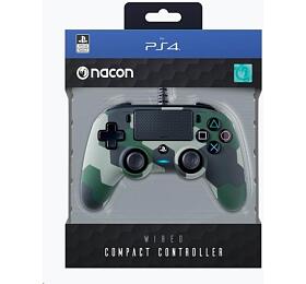 Nacon Wired Compact Controller - green camo (PS4)