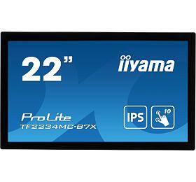 IIYAMA 22&quot; iiyama TF2234MC-B7X: IPS, FullHD, capacitive, 10P, 350cd/m2, VGA, DP, HDMI, IP65, ern