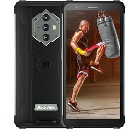 iGET Blackview GBV6600 Black odolný telefon, 5,7&quot; HD+ IPS, 4GB+64GB, DualSIM, 4G, 8580 mAh, NFC