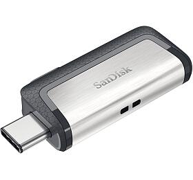 SanDisk Ultra Dual USB-C Drive 32GB / USB 3.0 Typ-C / USB 3.0 Typ-A / stbrn (SDDDC2-032G-G46)