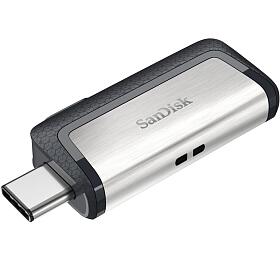 SanDisk Ultra Dual USB-C Drive 64GB / USB 3.0 Typ-C / USB 3.0 Typ-A / stbrn (SDDDC2-064G-G46)