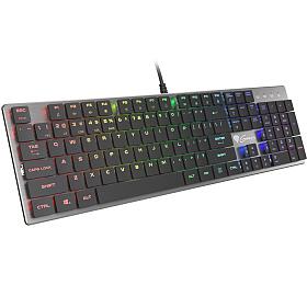 GENESIS genesis hern mechanick klvesnice THOR 420/RGB/Content Slim Blue/Drtov USB/US layout/ed (NKG-1587)