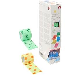 Kruuse Obinadlo elast. Fun-Flex 5cmx4,5m, Summer mix 10ks