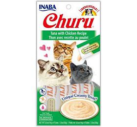 INABA Churu Cat Pure Tuna with Chicken 4x14g