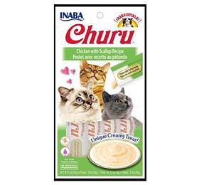 INABA Churu Cat Chicken with Scallop 4x14g