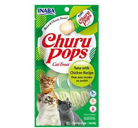 INABA Churu Cat Pops Tuna with Chicken 4x15g