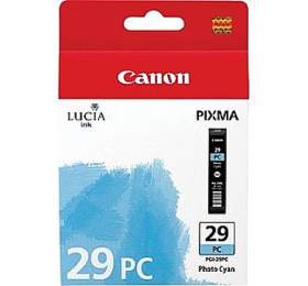 Inkoustov npl Canon PGI-29 PC originln - modr