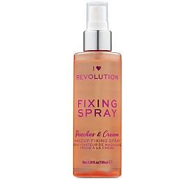 Fixan sprej make-upu broskve a lehaka (Peaches &amp; Cream Fixing Spray) 100 ml I Heart Revolution