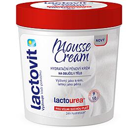 Hydratan pnov krm na obliej i tlo Lactourea Mousse Cream 250 ml Lactovit