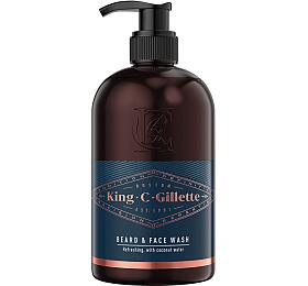 ampon na vousy a obliej King (Beard &amp; Face Wash) 350 ml Gillette