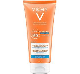 Multi protekn hydratan mlko SPF 50+ Capital Soleil Beach Protect (Multi-Protection Milk) 200 ml Vichy