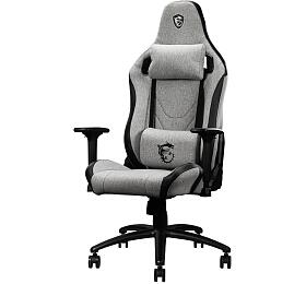 MSI herní/kancelářská židle MAG CH130I FABRIC/ látkový potah/ světle šedá/ brzda na kolečkách (9S6-B0Y30S-010)