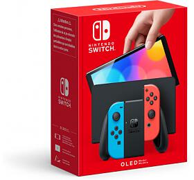 Nintendo Switch - OLED Model (Neon Blue/Neon Red)