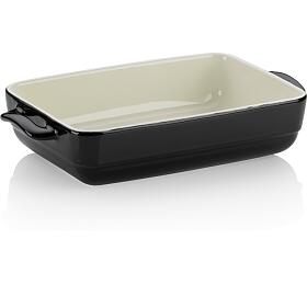 KELA Zapékací mísa keramická MALIN 32 x 19 cm černá KL-11935