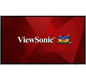 ViewSonic Flat Display CDE7520/ 75"/ 16/7 LCD /3840x2160/ 8ms/ 450cd/ HDMIx 2 /DP / VGA /USB A x 3 /RJ45 /RS232