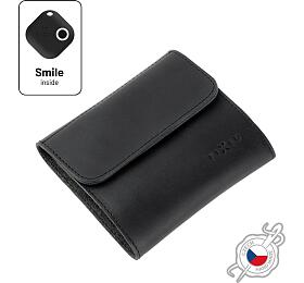 FIXED Smile Classic Wallet se&amp;nbsp;smart trackerem FIXED Smile PRO, černá