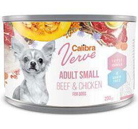 Calibra Dog Verve konz.GF Adult Small Beef&amp;Chick 200g