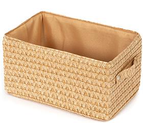 lon kok Compactor LILOU, tkan polypropylen, 23 x 15 x 12 cm, Beige - bov