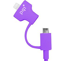 PQI i-Cable Du-Plug 90 Purple