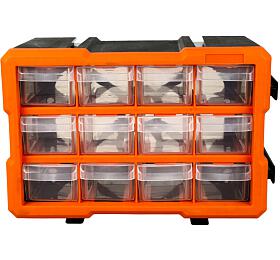 Plastový organizér, 12&amp;nbsp;boxů -&amp;nbsp;MW1812 AHProfi