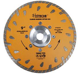 Diamantov ezn kotou Hoteche HT570334 230 mm, TURBO