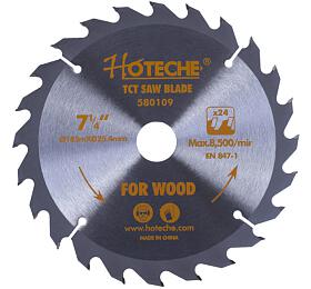 Pilov kotou na devo Hoteche HT580109 185 mm, 24 zub